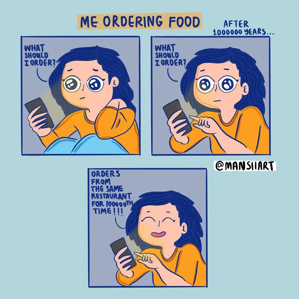 Ordering food