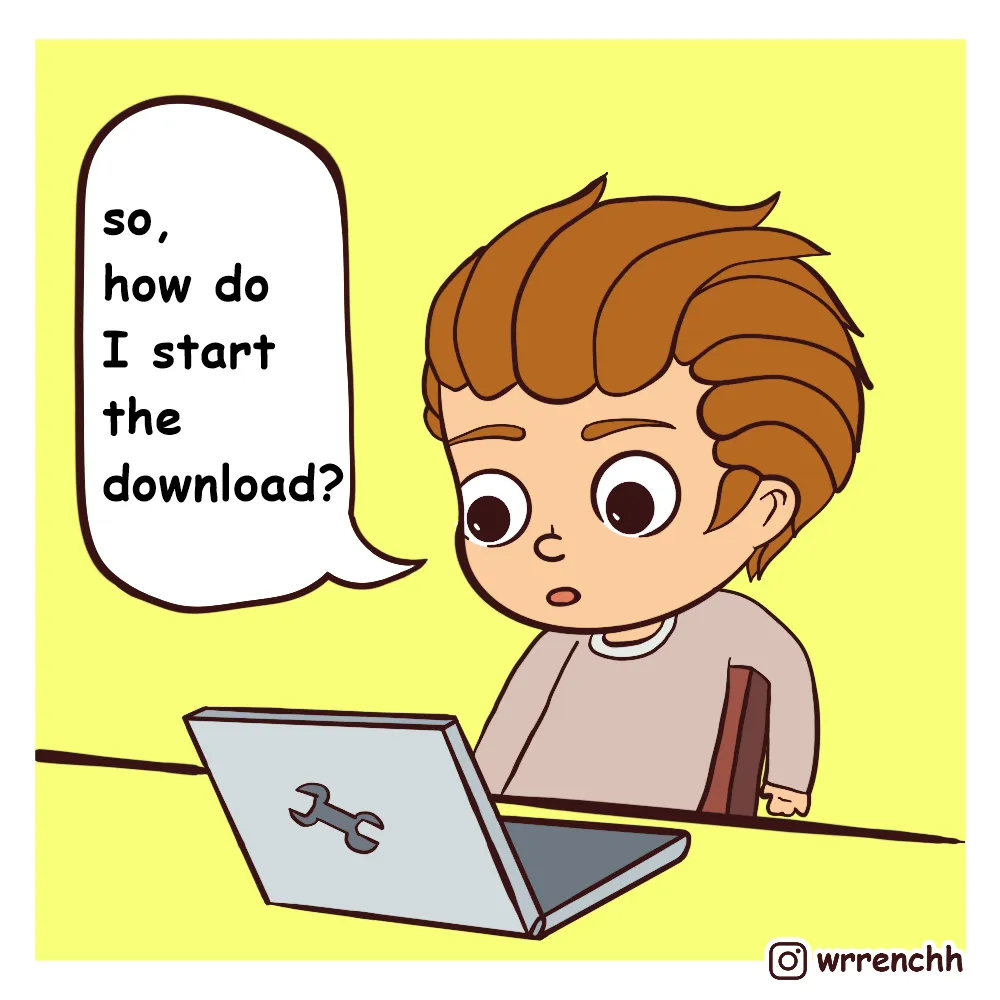 Download button